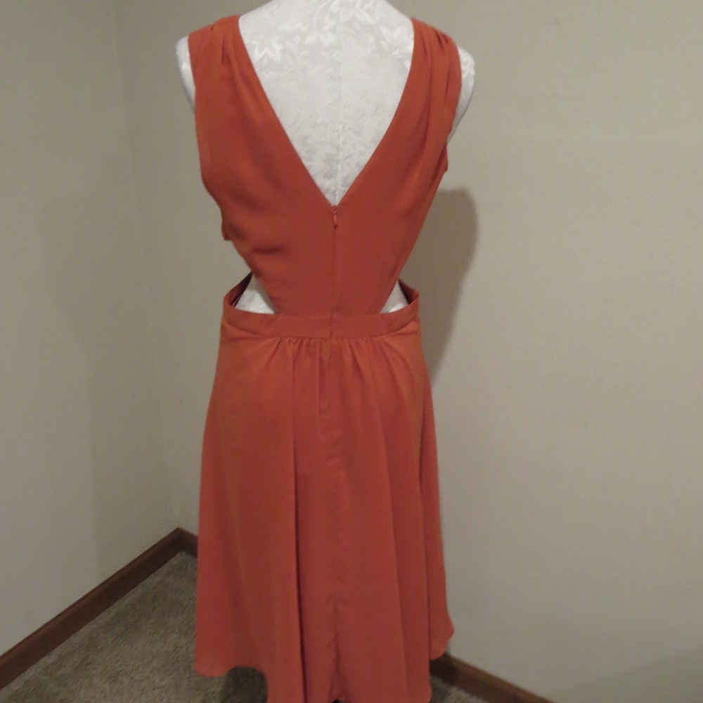 ASOS Side Cut Out Midi Dress size 8 - Picture 4 of 5